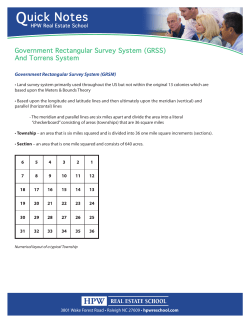 Government Rectangular Survey System