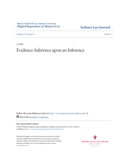 Evidence-Inference upon an Inference