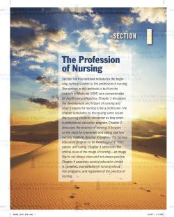 The Profession of Nursing