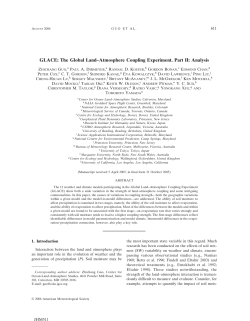 GLACE: The Global Land&ndash;Atmosphere Coupling Experiment. Part II