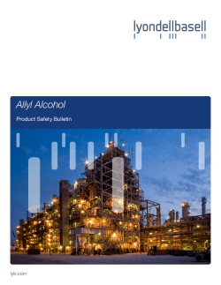 Allyl Alcohol - LyondellBasell