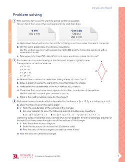 Problem solving - Dynamic Learning