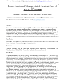 HEK-293, HeLa and A549