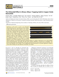 The Kirkendall Effect in Binary Alloys: Trapping