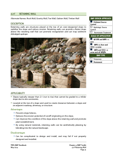 Retaining Wall