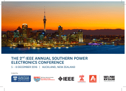 THE 2nd IEEE ANNUAL SOUTHERN POWER