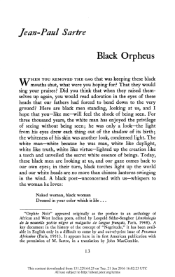 Black Orpheus