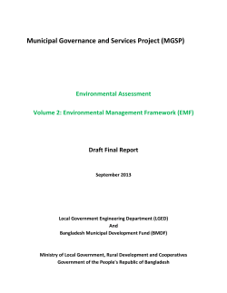 Environmental Management Framework
