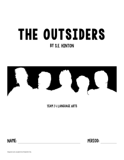 The Outsiders Packet