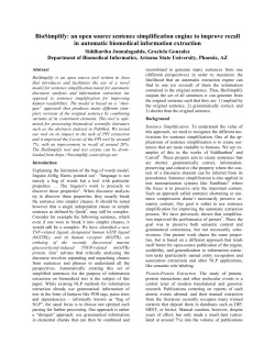 BioSimplify: an open source sentence simplification engine to
