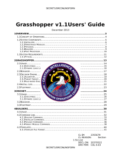 Grasshopper v1.1Users` Guide