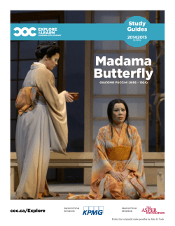 Madama Butterfly - Canadian Opera Company