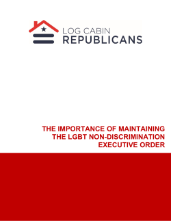 The Importance of Maintaining the LGBT Non