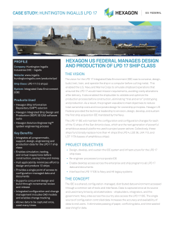 Huntington Ingalls LPD 17 Case Study