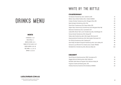 Full Beverage List