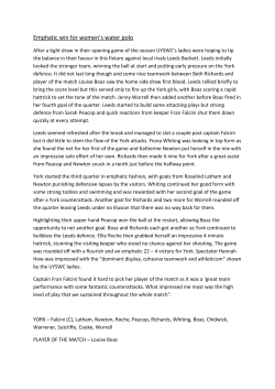 Emphatic win for women`s water polo