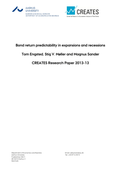 Bond return predictability in expansions and