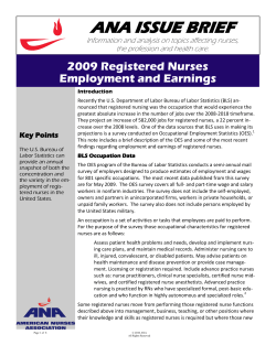 ana issue brief - American Nurses Association