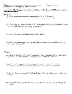 Lord of the Flies Chapters 5