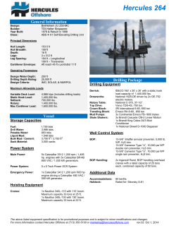 Technical Specifications - Hercules Offshore, Inc.