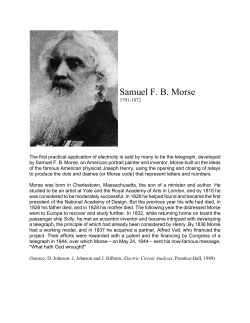 Samuel F. B. Morse