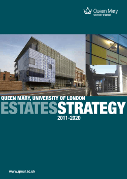 Estates Strategy - Queen Mary University of London