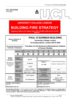 building fire strategy