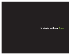 It starts with an Idea.