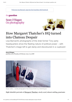 How Margaret Thatcher`s HQ turned into Chateau
