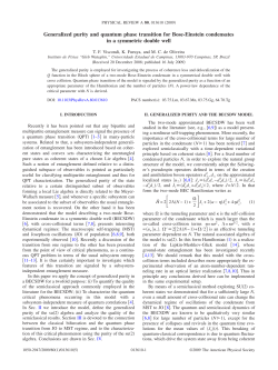Generalized purity and quantum phase transition for Bose