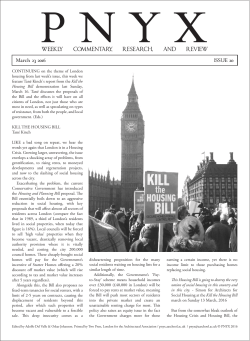 March 23 2016 ISSUE 20 - PNYX