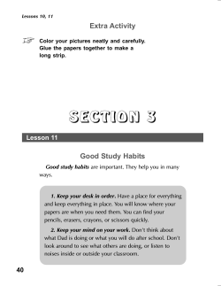 Good Study Habits
