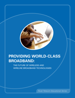 Providing World-Class BroadBand
