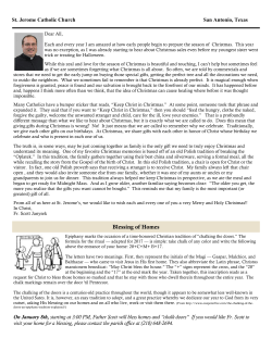 December 25, 2016 - St. Jerome Catholic Church