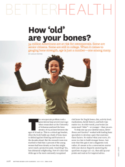 How `old` are your bones?