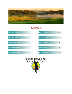 Contents - Robert Trent Jones Golf Trail