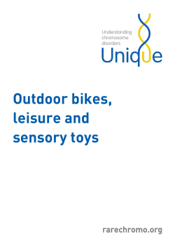 Outdoor bikes, leisure and sensory toys