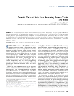 Genetic Variant Selection: Learning Across Traits and Sites