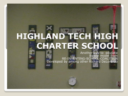 HIGHLAND TECH HIGH CHARTER SCHOOL