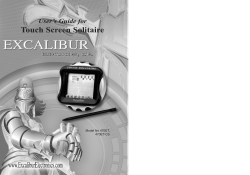 Touch Screen Solitaire - Excalibur Electronics