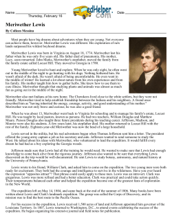 Meriwether Lewis