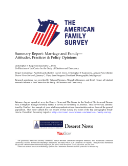 American Family Survey Summary Report