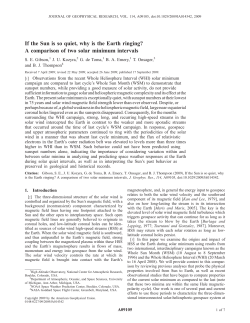 A comparison of two solar minimum intervals