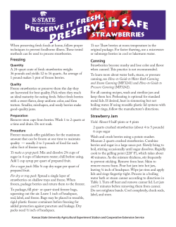 MF1178 Preserve it Fresh, Preserve it Safe Strawberries