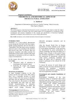 theoretical and historical aspects of socio