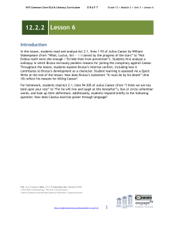 Grade 12 Module 2, Unit 2, Lesson 6