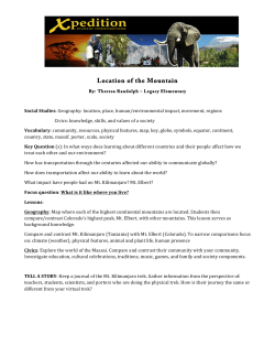 Location of the Mountain