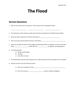 1. Who are the three central "characters" in the account of this