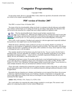 Computer Programming