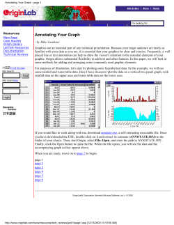 Annotating Your Graph - page 1
